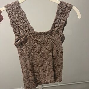 Free people brown tank